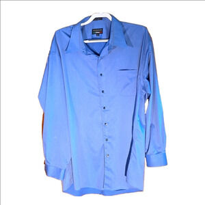 Brigadier Clothiers Tailered Big and Tall Mens Long Sleeve Dress Shirt Size 18